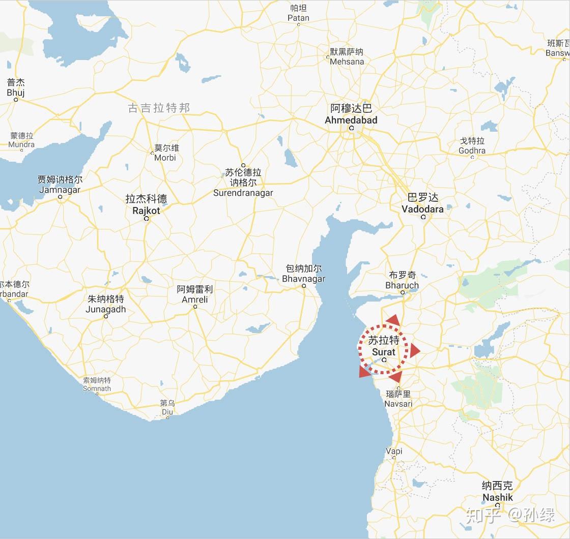 苏拉特也不是个小城市,50万人出走的直接原因是恐慌印度政府公布疫情