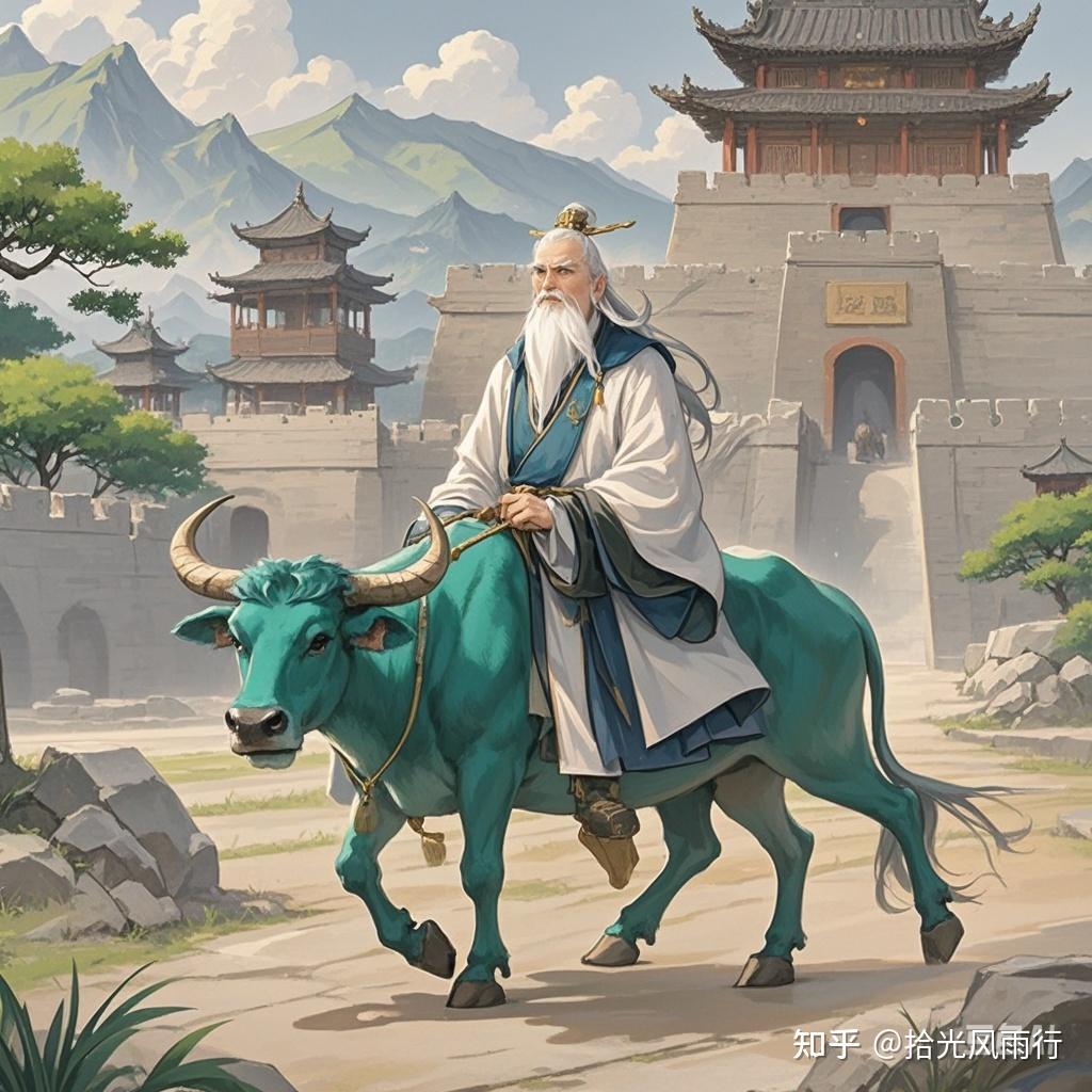 名联欣赏“问青牛何人骑去,有黄鹤自天飞来”如何理解,有何深刻意境? - 知乎
