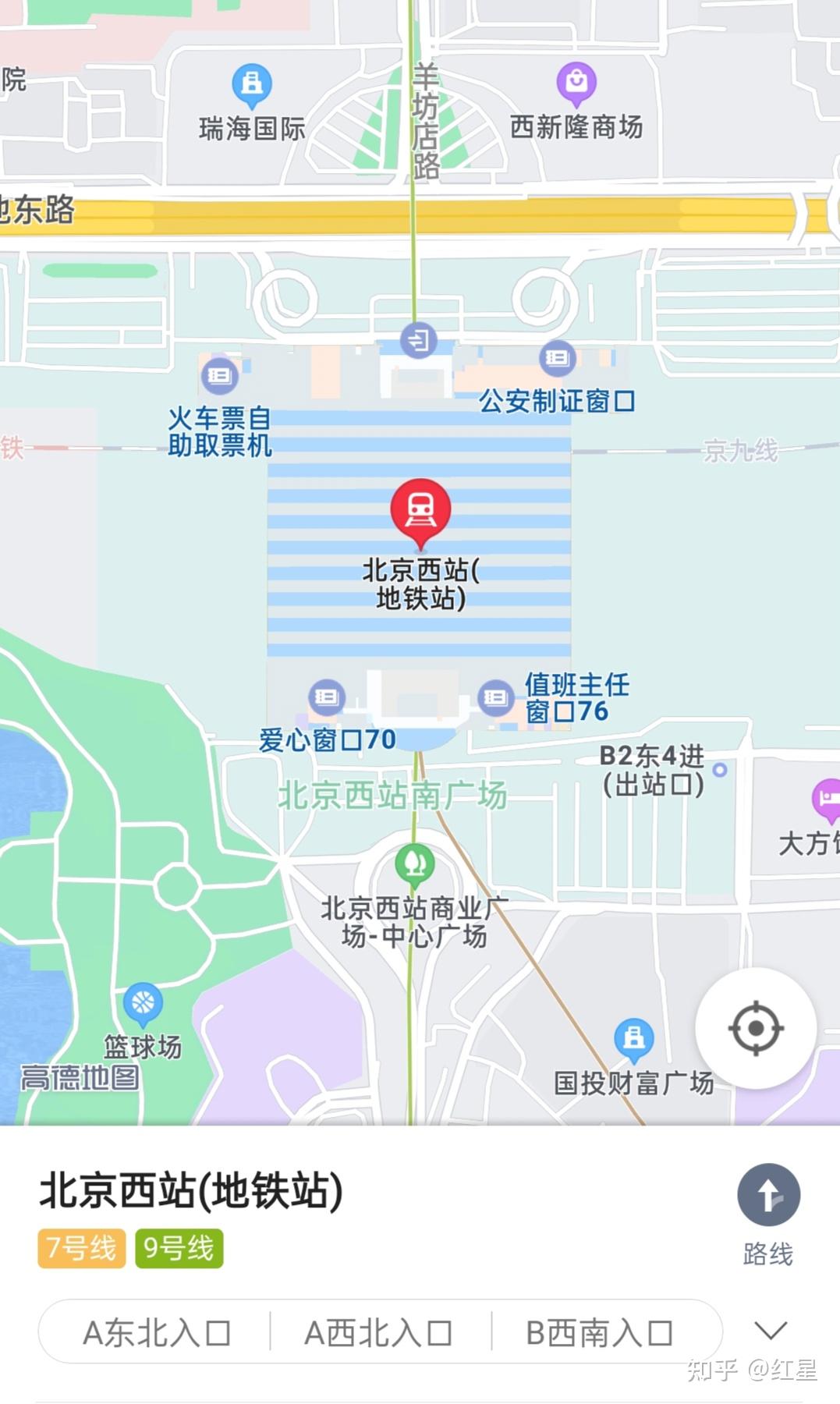 北京西站北广场平面图图片