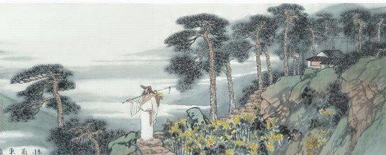 背诵向归园田居其一