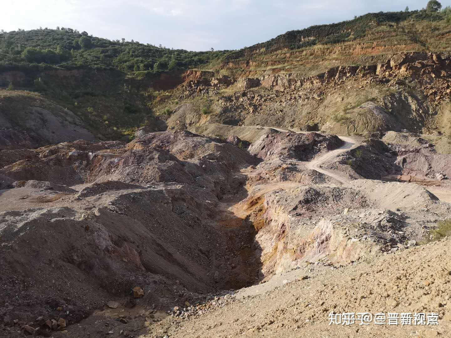 泽州县川底乡私挖乱采图片