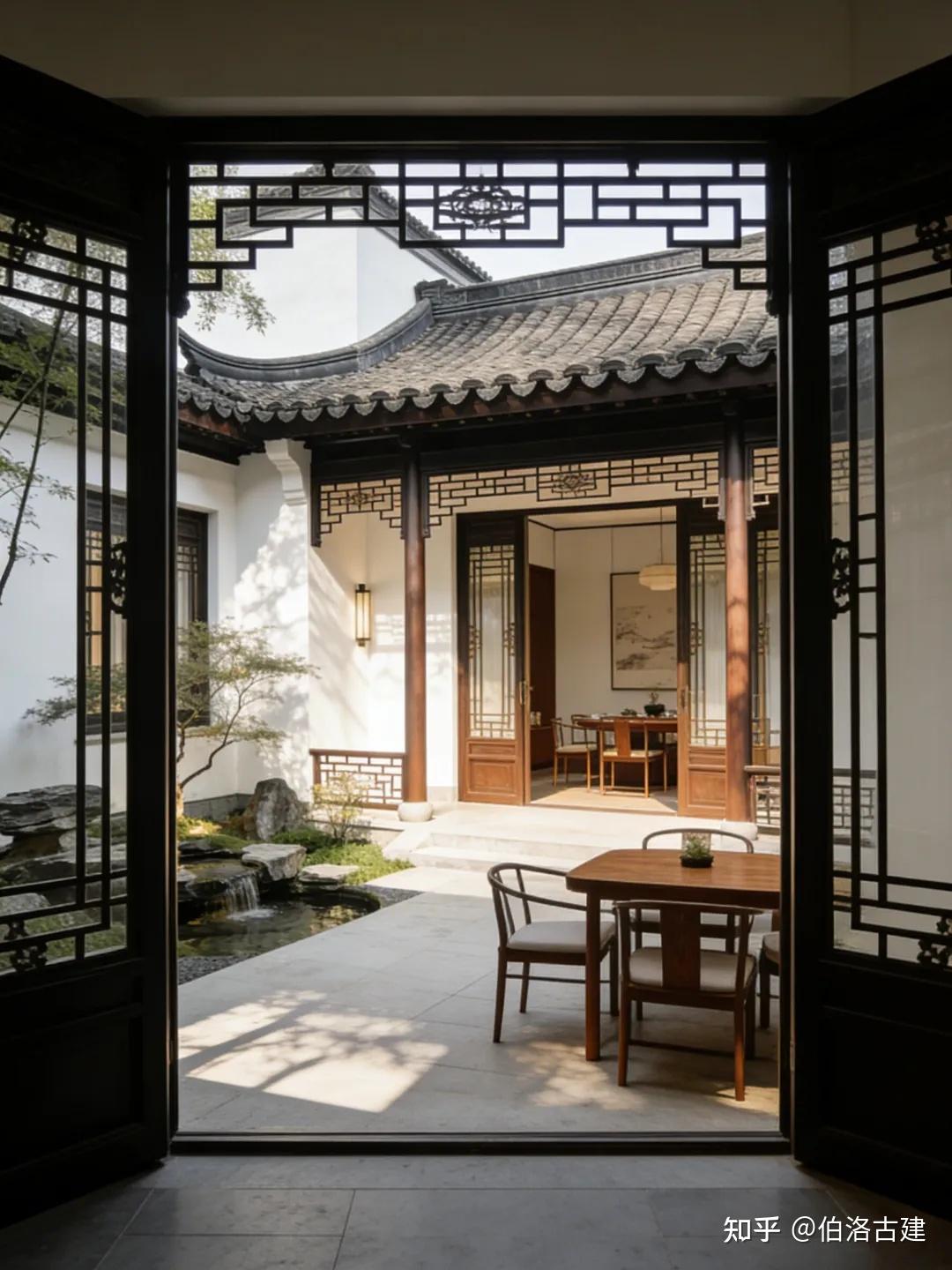 新中式合院:用宋式园林手法造自然意境 - 知乎
