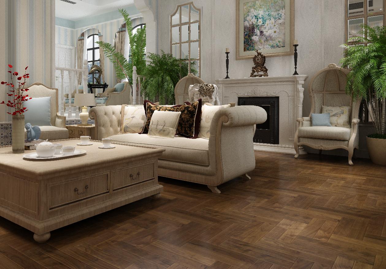 天格地暖实木地板西雅图邂逅美式不二之选