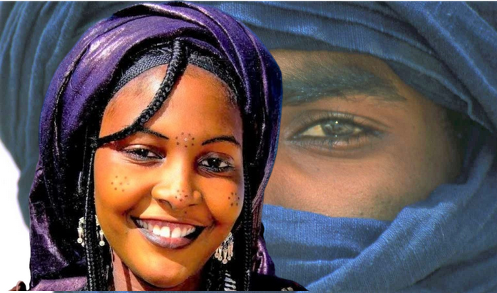 沙漠之主图阿雷格部落盲人是向导男人和骆驼是女人的财产