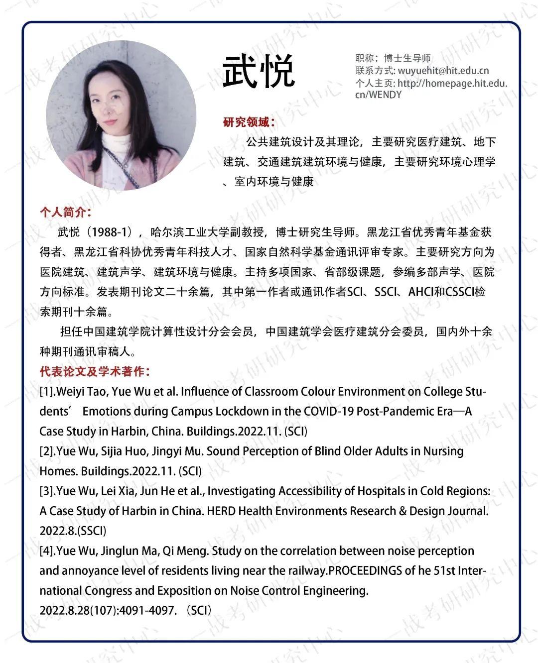 导师丨HIT 本部建筑导师一帖全 (文末福利) - 知乎