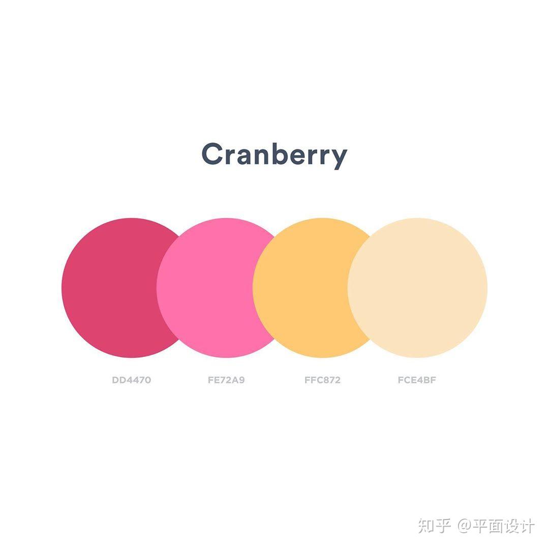 一组色彩搭配方案!四色 - 知乎