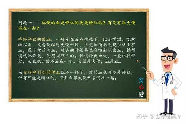 直肠癌与痔疮两者之间的区别 知乎