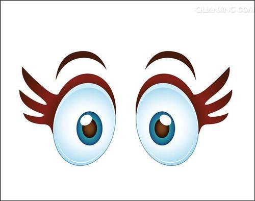 眉毛眼睛是相依相偎的鸟你是一对忽闪忽闪的翅膀