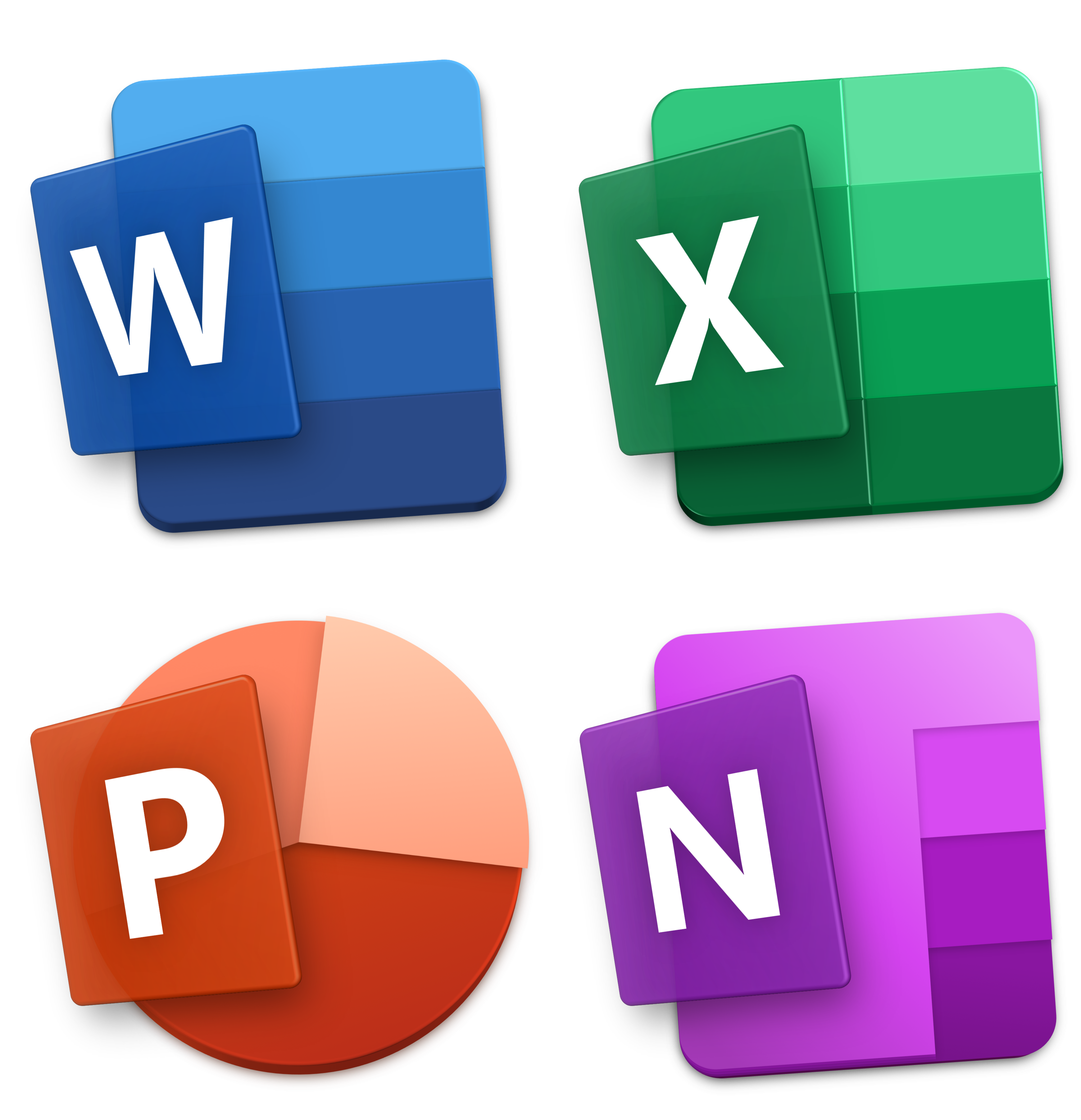 如何评价微软即将推出的全新office 365系列应用图标? - 知乎