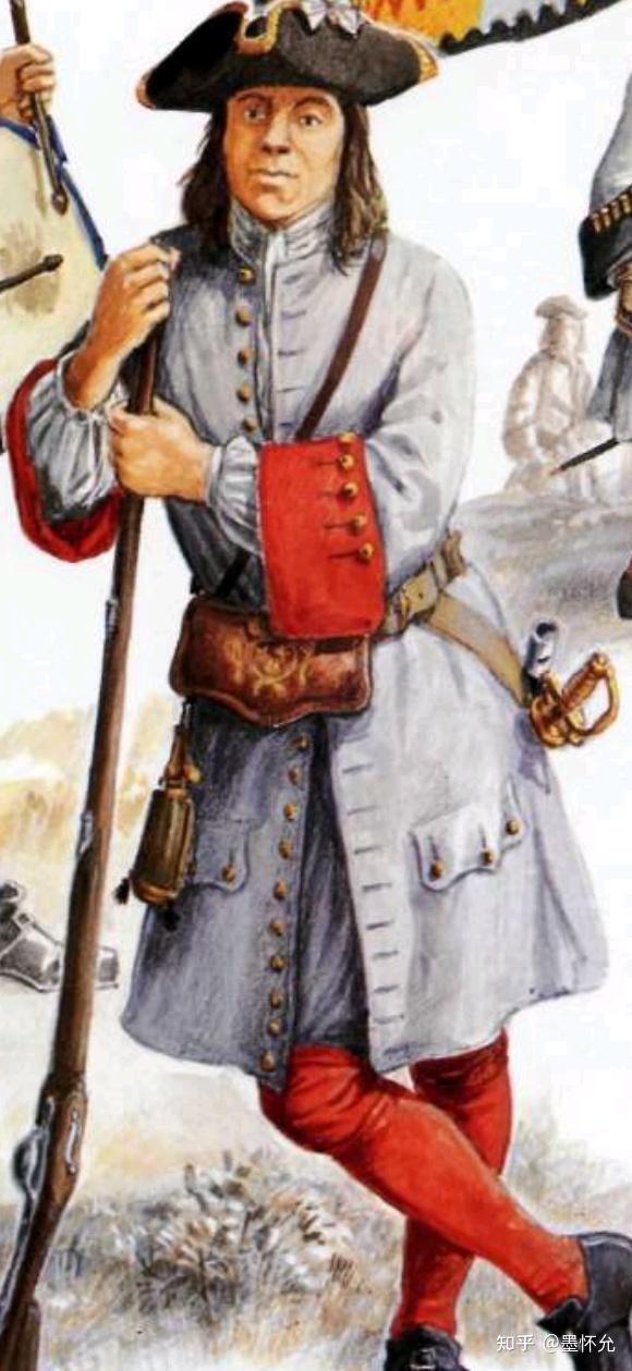 18世纪初法国燧发枪兵4.