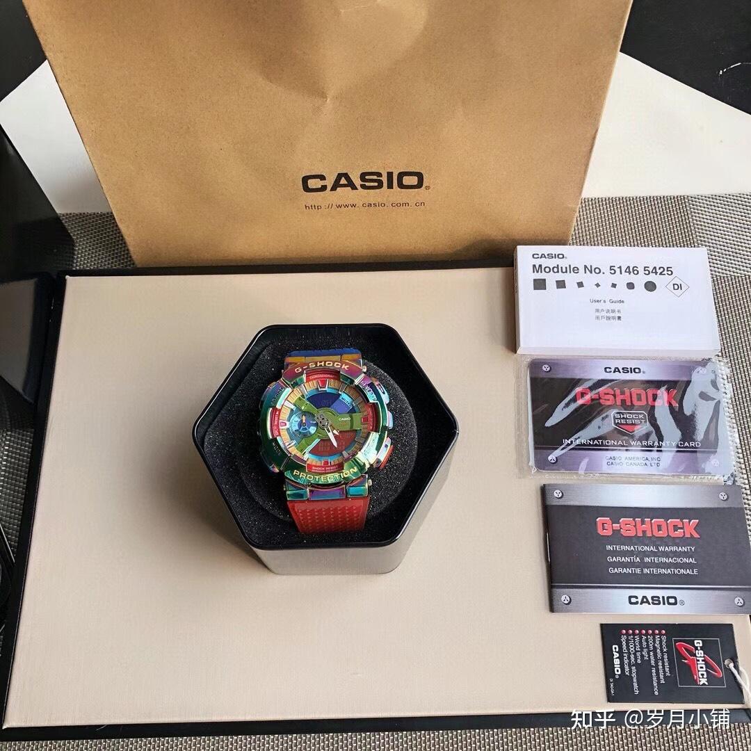 我去年买了个表：CASIO 卡西欧 G-Shock GWM5610-1 男款电波表_男款石英表_什么值得买
