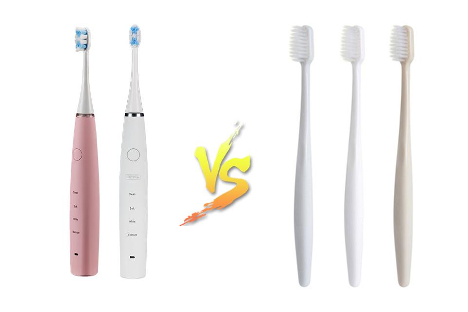 用聲波電動牙刷刷牙跟手動刷牙相比，有什么好處？