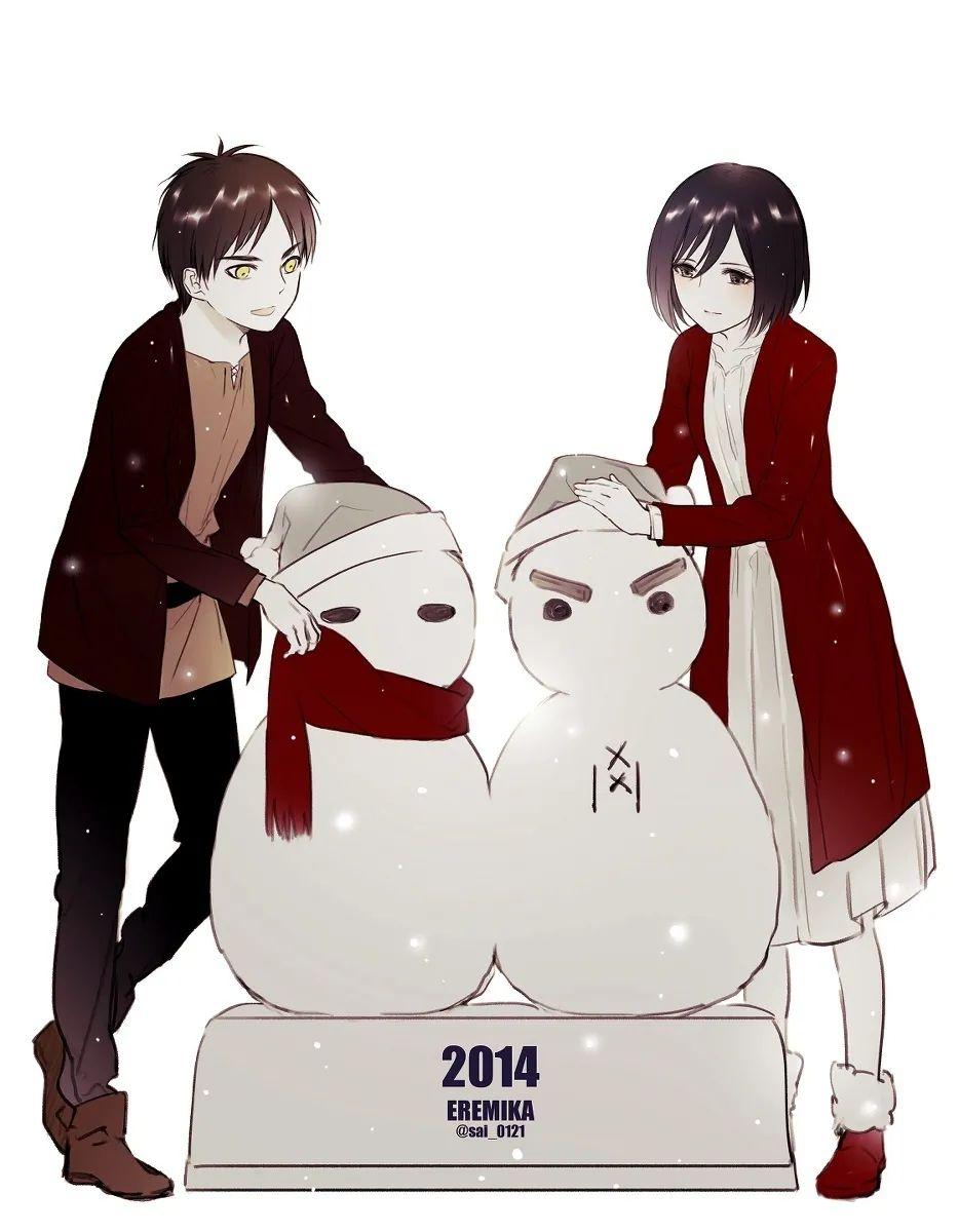 有哪些三笠艾伦发糖狗粮图