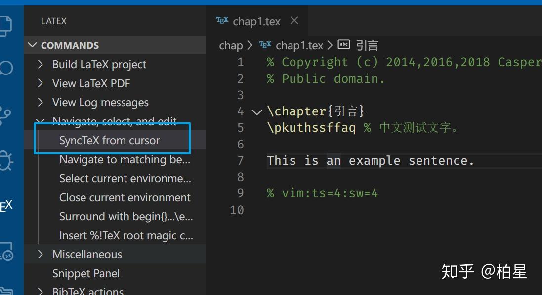 VS Code LaTeX vs-code-latex