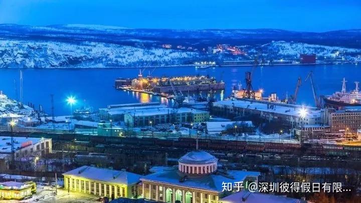 北极圈城市摩尔曼斯克