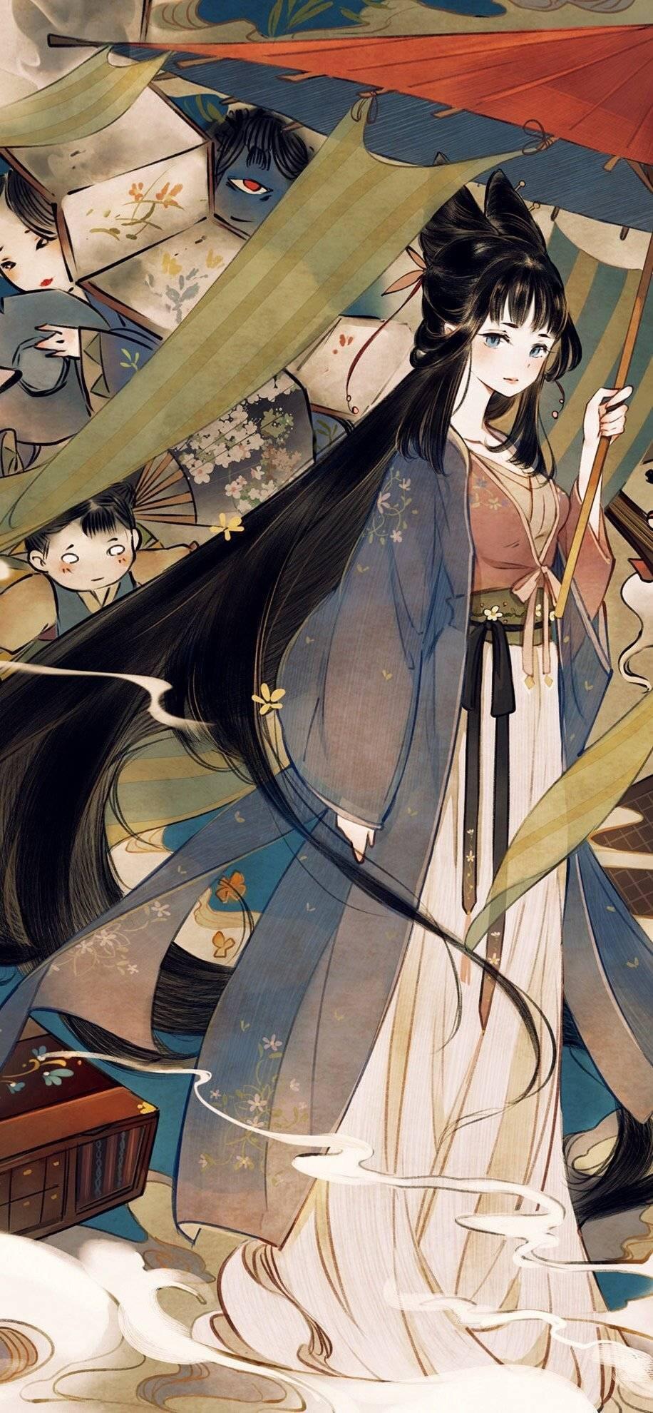 有没有美到窒息的古风女生壁纸