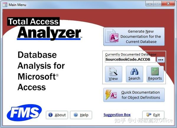 Access数据库经典插件Total Access Analyze介绍 - 知乎
