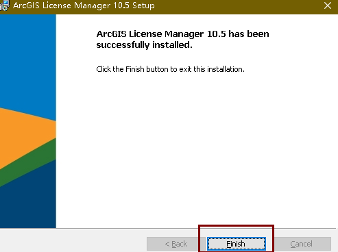 1 將下載的文件解壓,然後找到arcgis_license_manager_windows_105