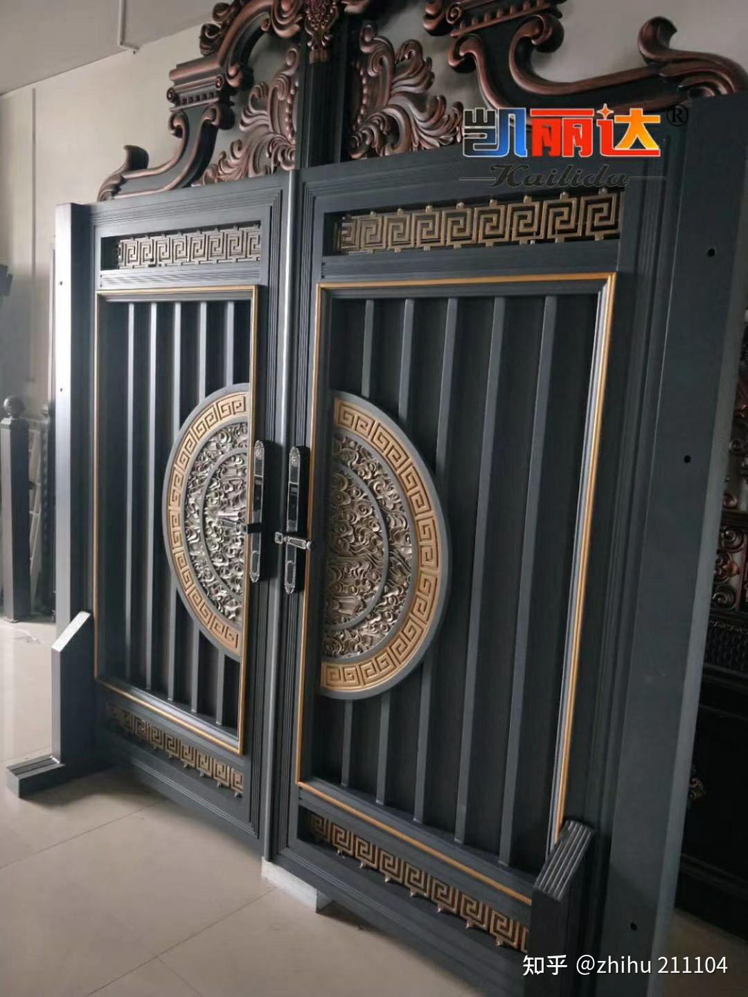 佛山市铝艺庭院大门豪华别墅大门铝艺批发