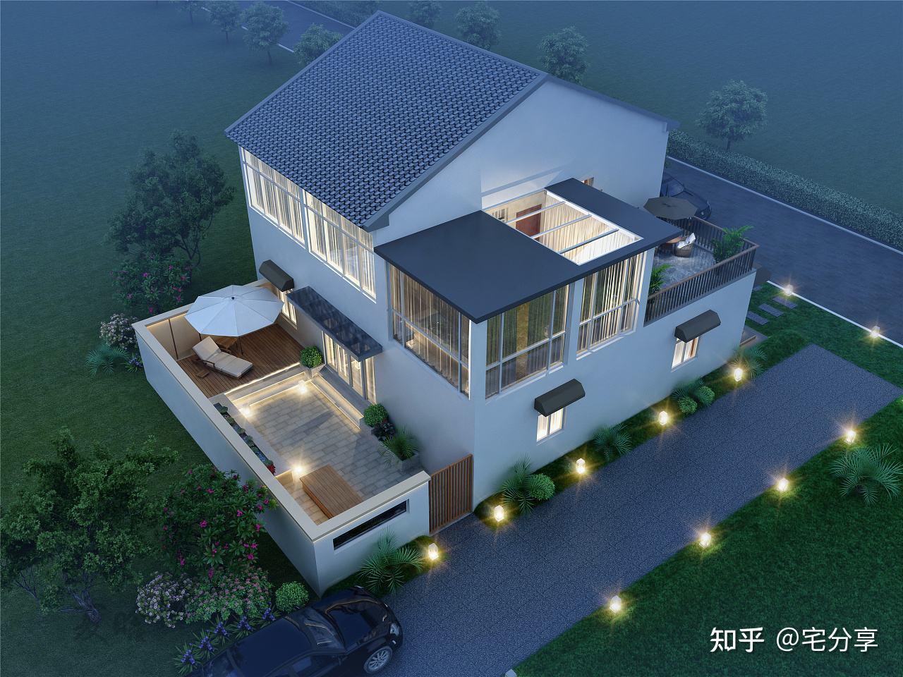 农村/乡村二层别墅坡屋顶设计,乡村二层别墅屋顶 - 知乎