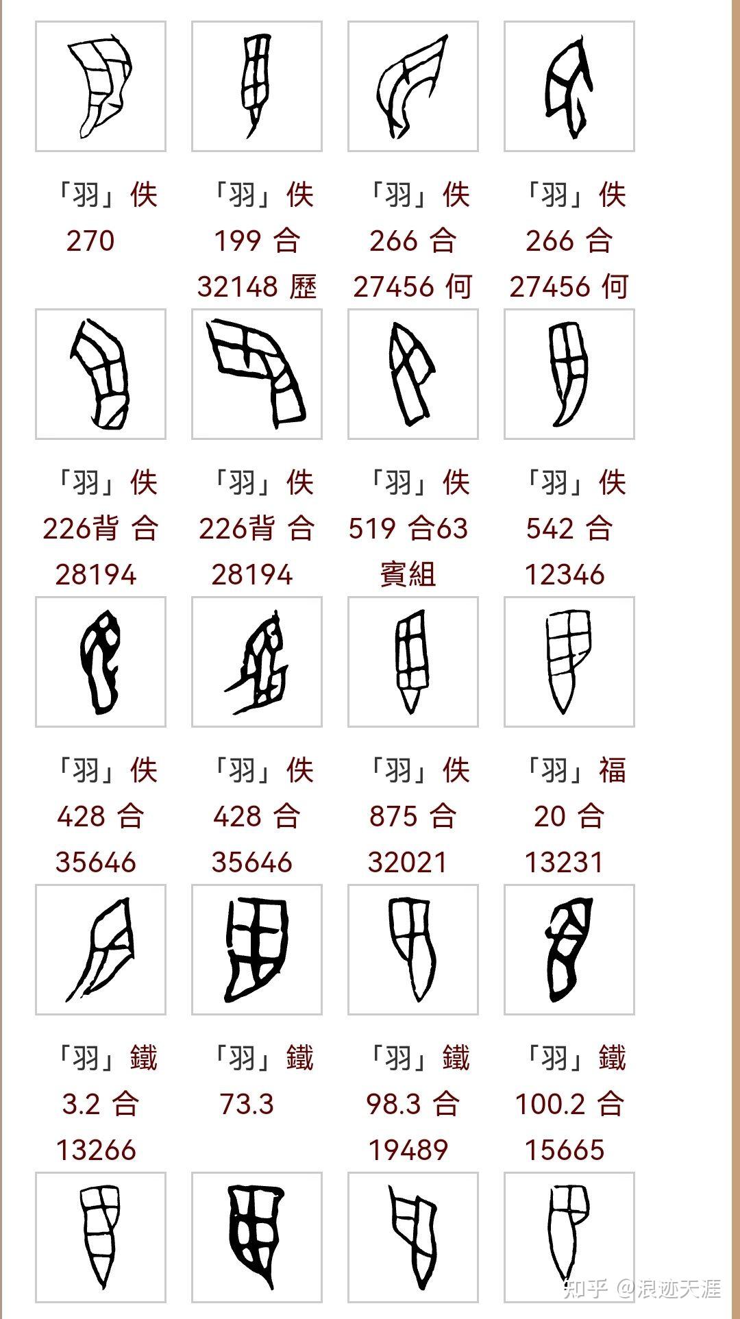 羽的甲骨文? - 知乎