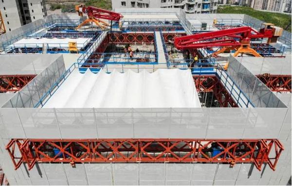 大型自动化机器造楼,三天一层,国产「住宅造楼机」投用 - 知乎