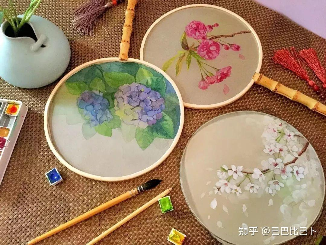 惊喜圈子｜团扇DIY 手绘夏日精彩 - 知乎