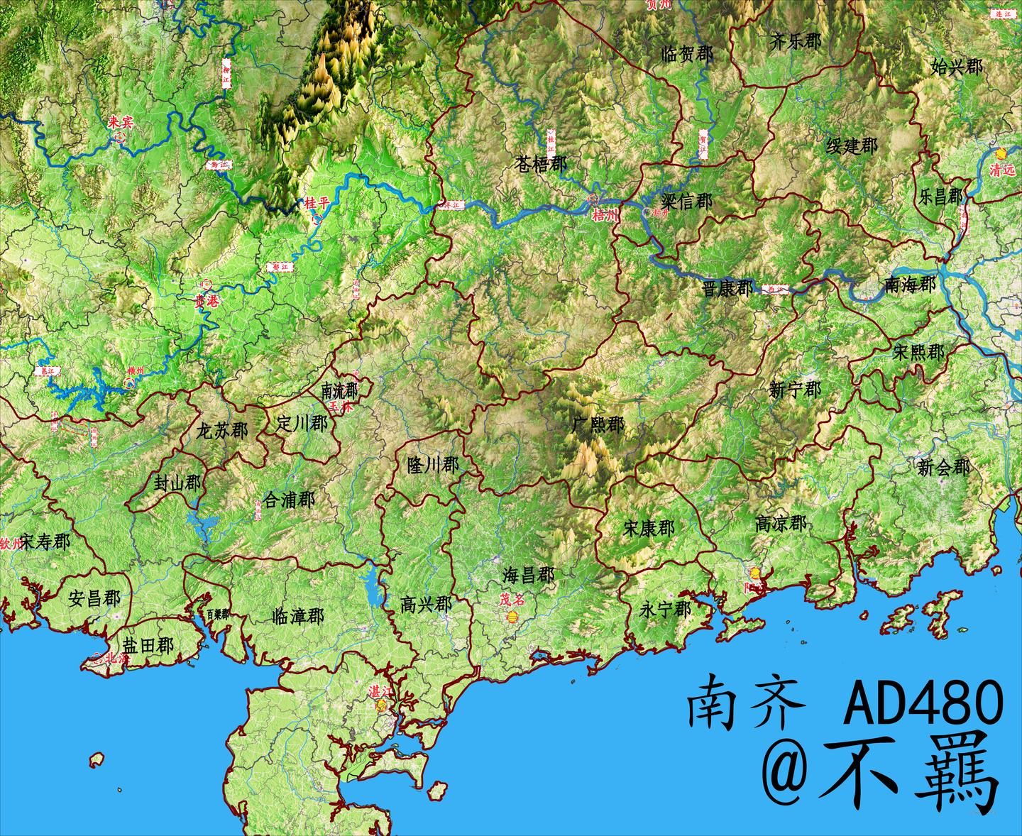 岭南行政区划变革图(三) - 知乎