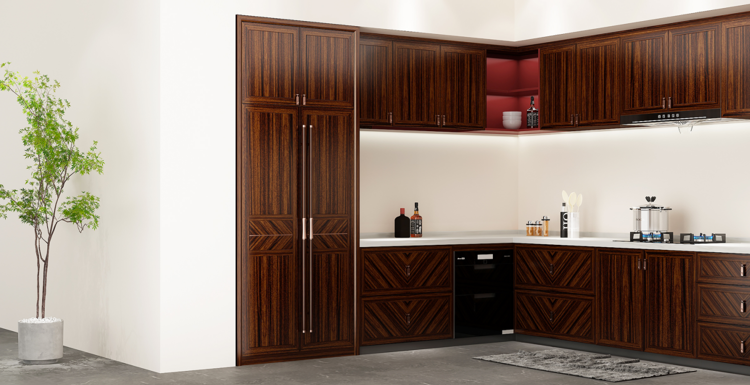 实用又美观的新中式橱柜设计你值得拥有