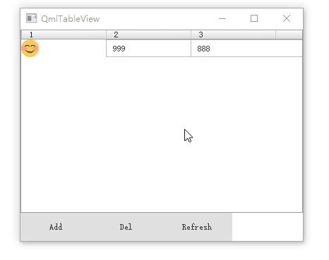 refresh tableview qt