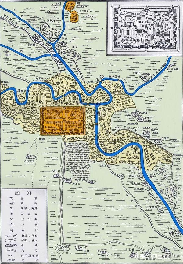 老天津卫地图图片