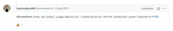 EACCES Permission Denied mkdir Npm Install 