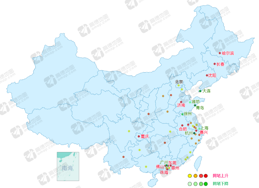 2016年度交通报告一线城市拥堵下降二线城市拥堵加剧