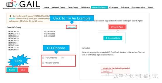 基因间相互作用、基因与GO之间的关系怎么查？GAIL教给你 - 知乎