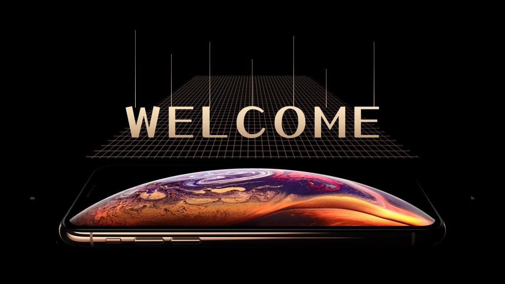 苹果手机iphone xs max发布会ppt模板免费下载