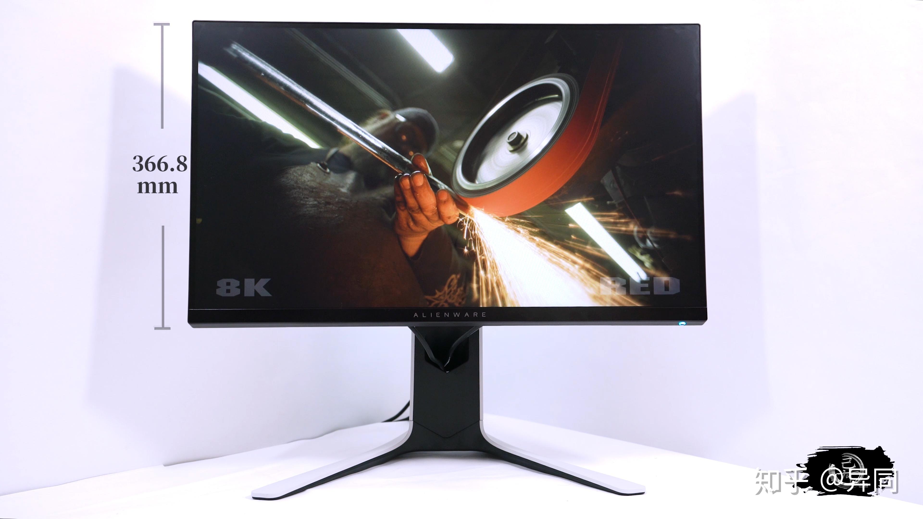 外星人27寸电竞显示器开箱简评alienware27 aw2720hf