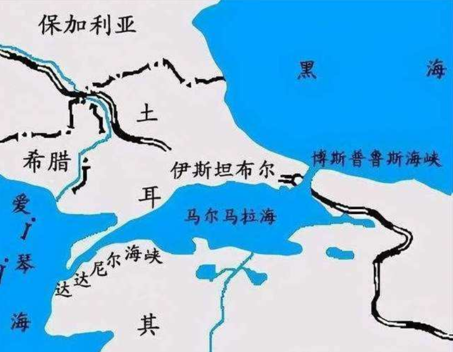 土耳其海峡示意图