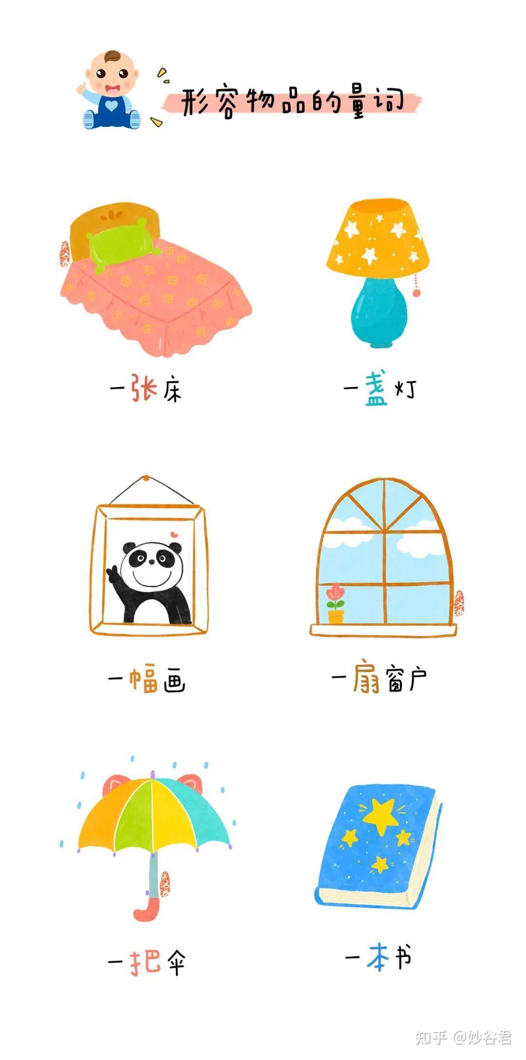 量词知多少 | 幼儿园小朋友的常用量词图鉴 - 知乎