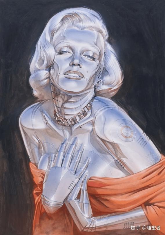 空山基 拥有曼妙躯体的机械姬,散发出无与伦比的魅惑