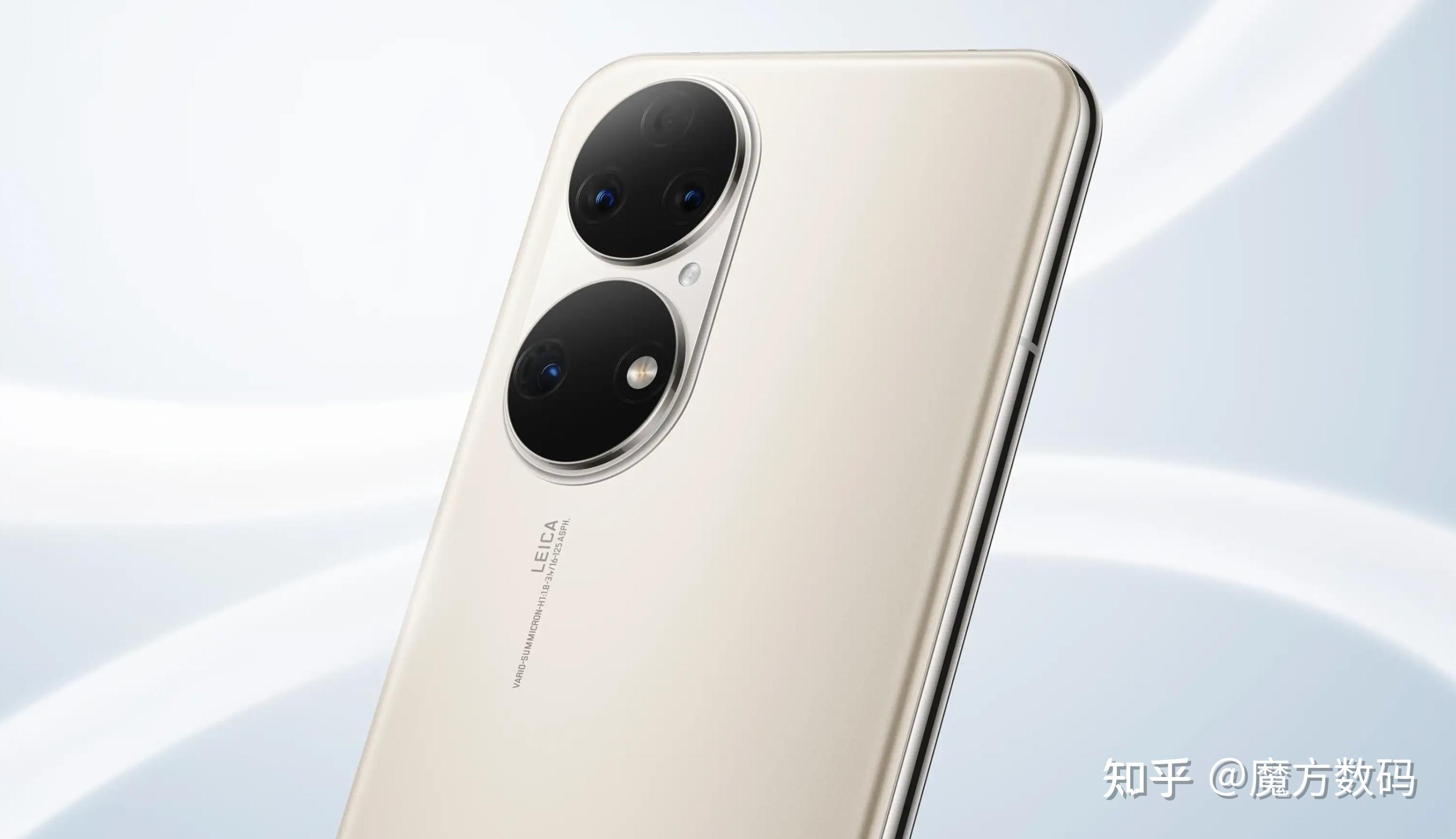 来到相机部门,之前的华为p50配备了比较先进的相机系统,前后总共有四