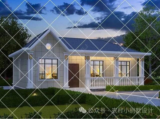 这样设计秒杀大平层，足够一家人住20套农村一层养老自建房别墅 - 知乎