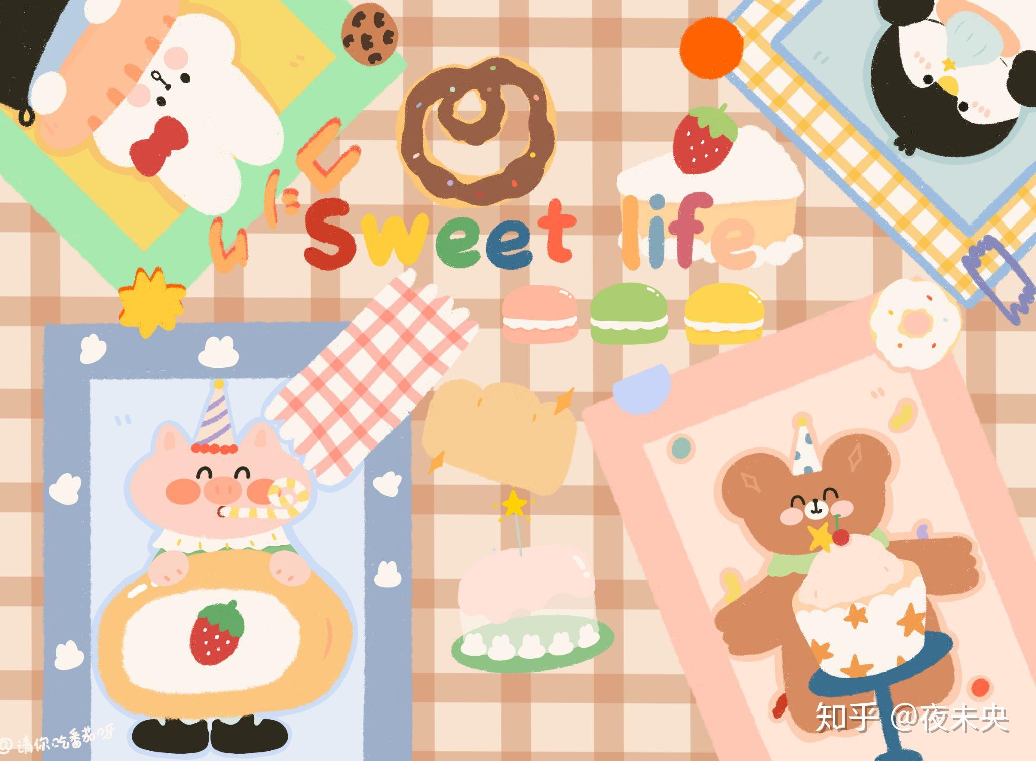 有哪些少女心的可爱的电脑壁纸