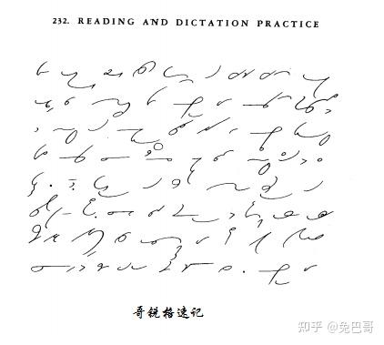 中外各式手写速记美学鉴赏 - 知乎