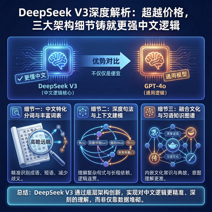 DeepSeek V3深度解析:它不仅仅是便宜,这3个架构细节让它比GPT-4o更懂中文逻辑 - 知乎