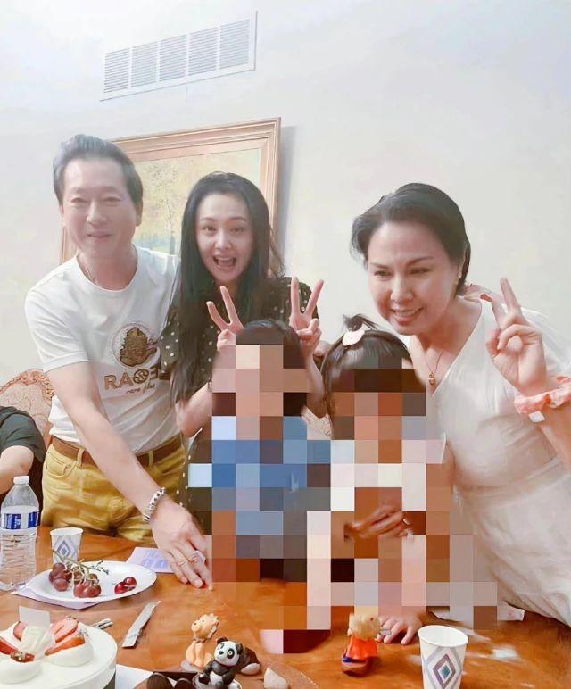 张恒的两个孩子现身,女方带着一起庆祝生日