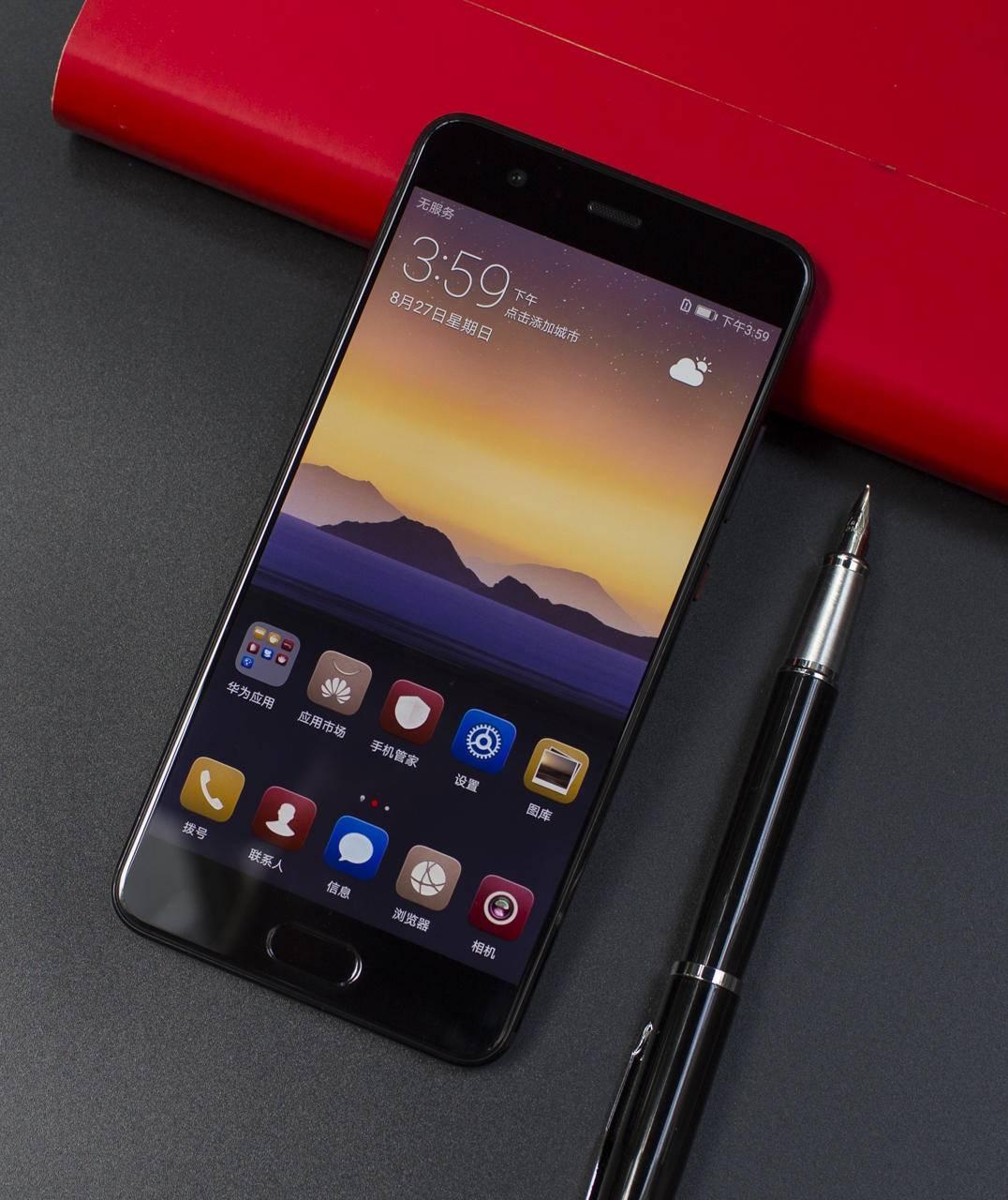 深邃暗雅质感十足华为p10plus亮黑版图赏