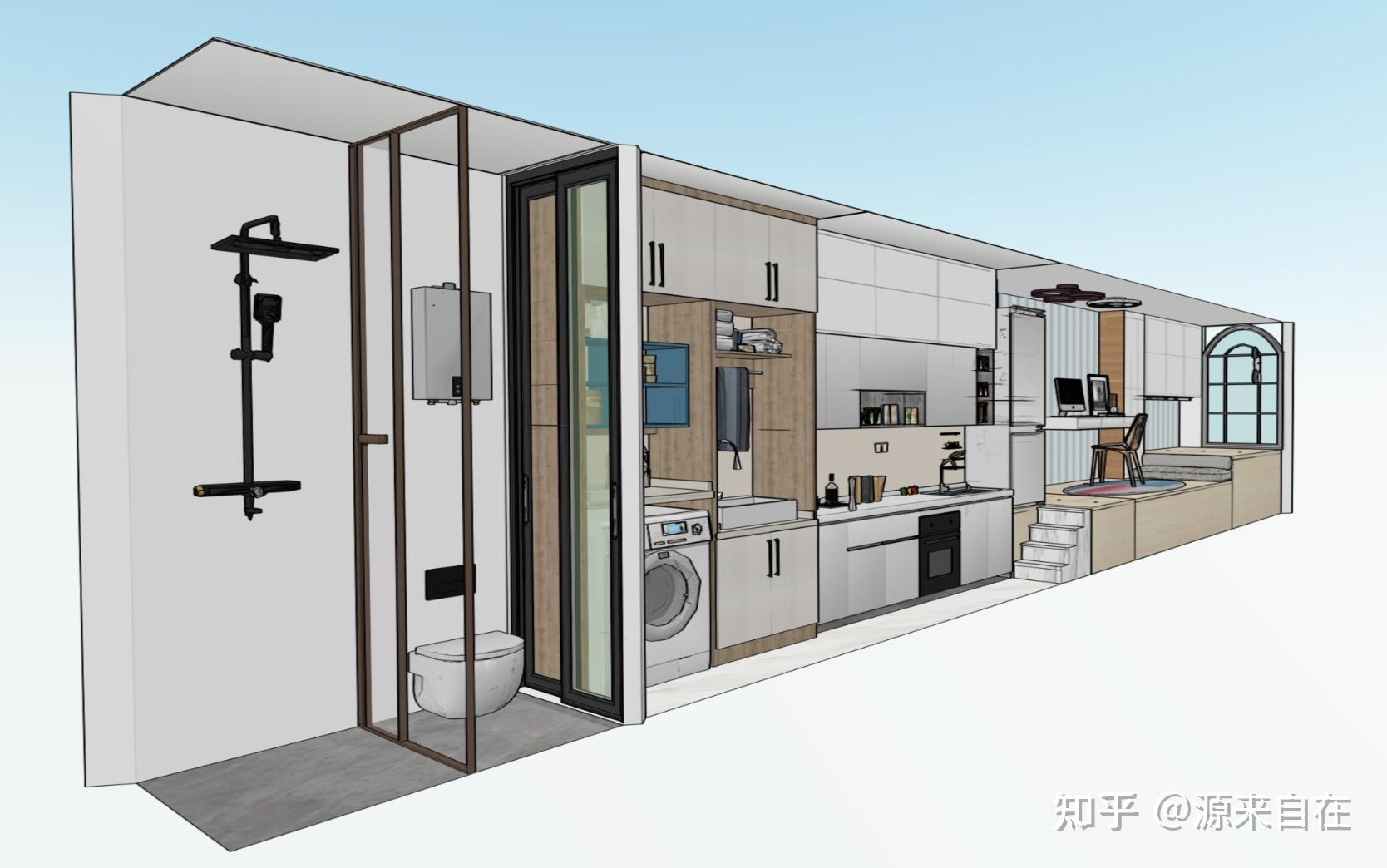 上海惊现 12 平「刀片房」,如果买了这种奇葩户型,你会怎么设计?