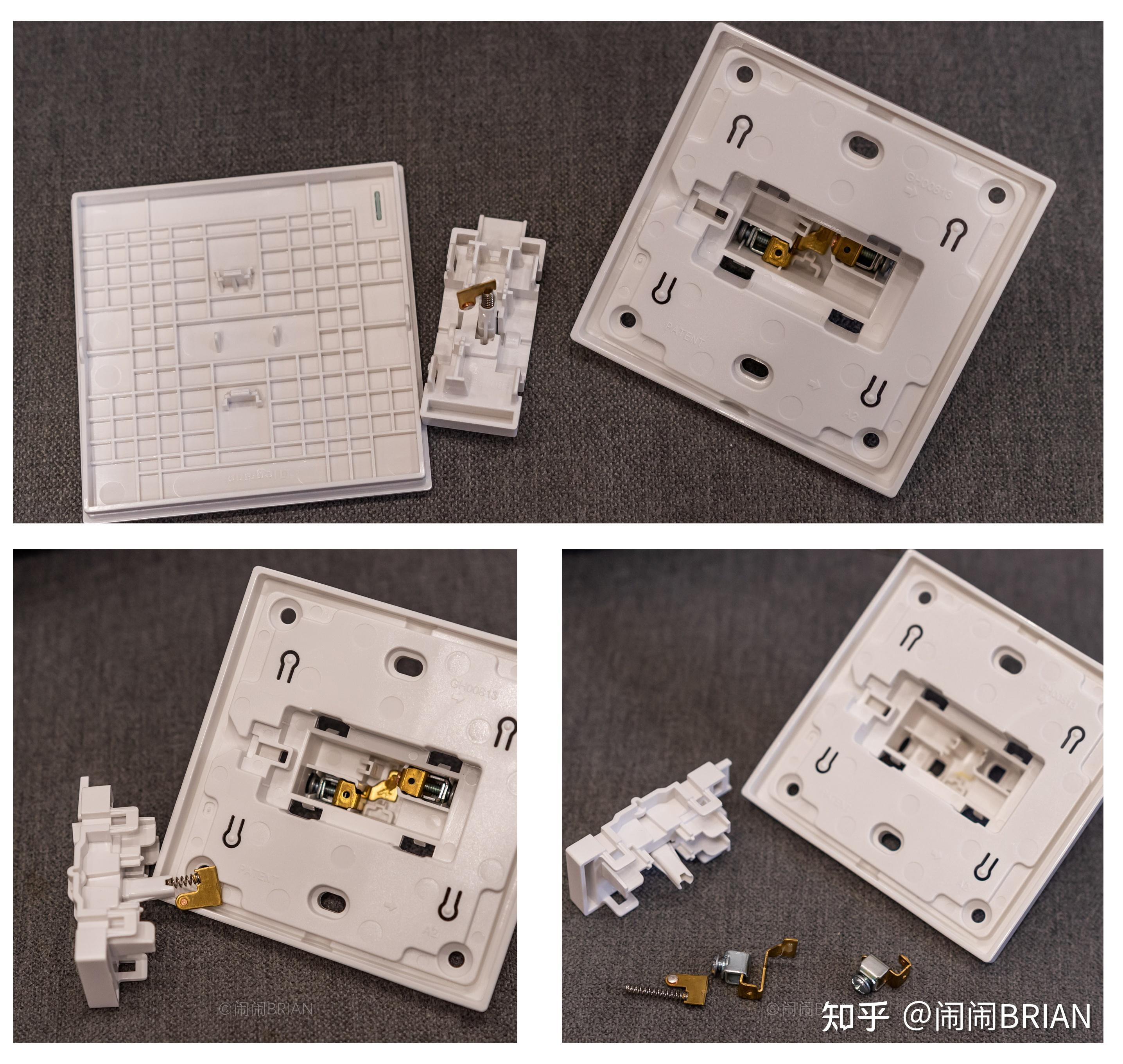 单控开关内部拆开图图片