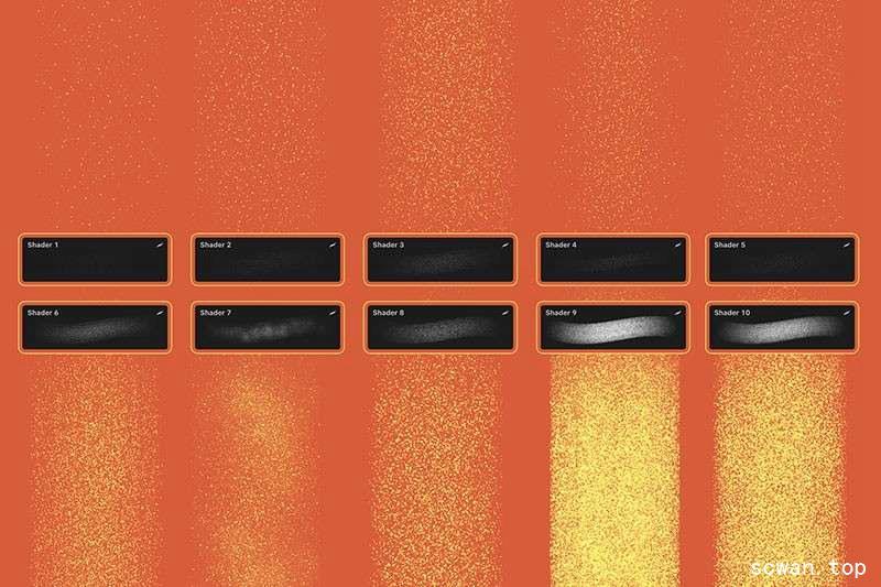 25个噪点纹理效果Procreate笔刷 - 知乎