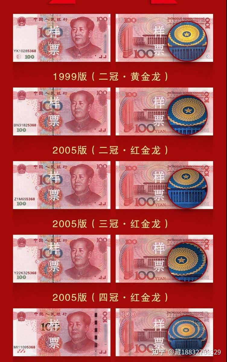 第五套荧光钞大全套》将1999年至2021年发行过的所有的人民币全部收录